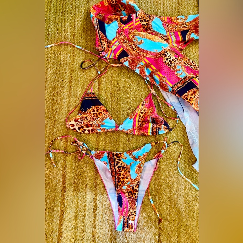 Vibrant Multicolor Bikini Set